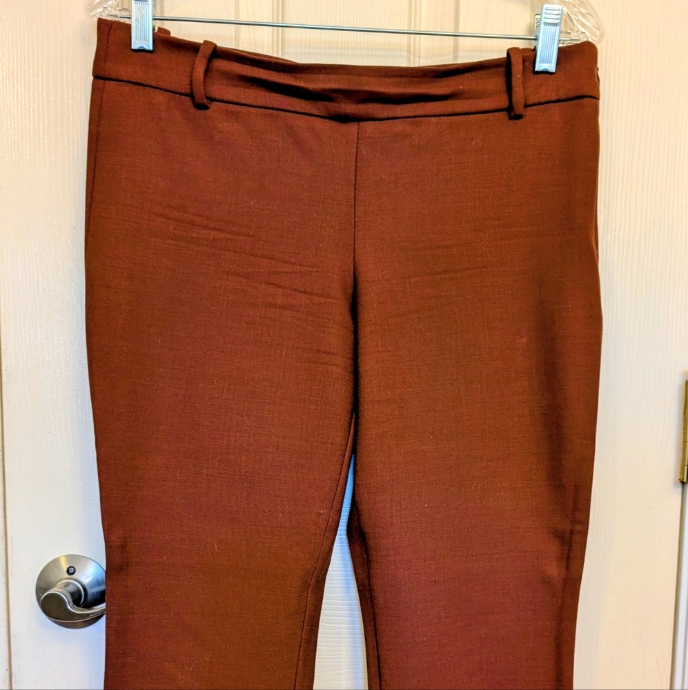 J. Crew Cinnamon Stretch Wool Minnie Pant, Size 4